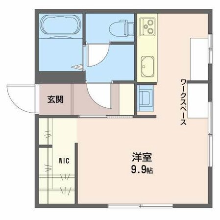 ラフィーネ鐙　Ｅの物件間取画像